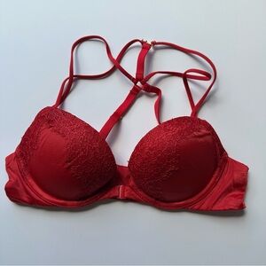 Victoria’s Secret Red Lace Very Sexy Push-Up Bra